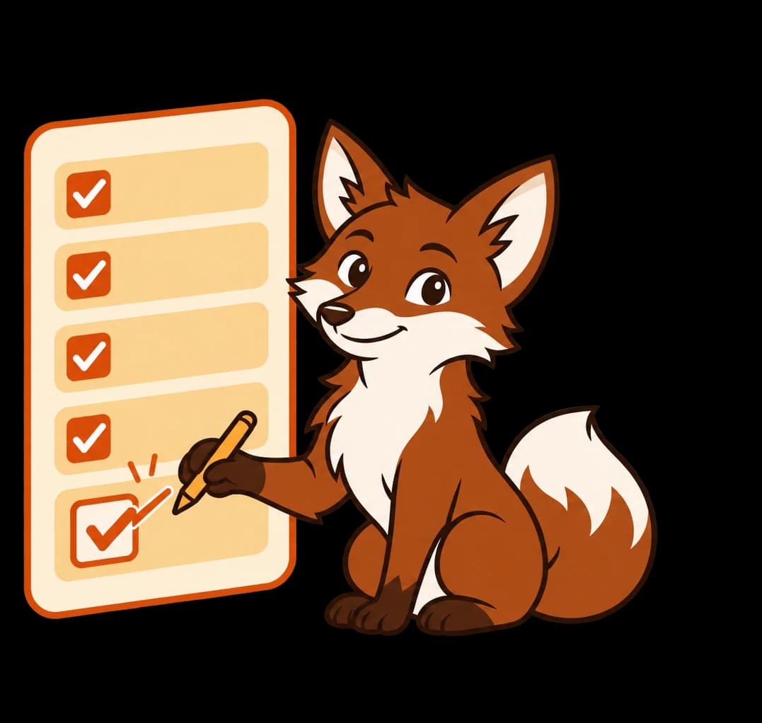 Warmi ticks the fifth item on a warmup checklist